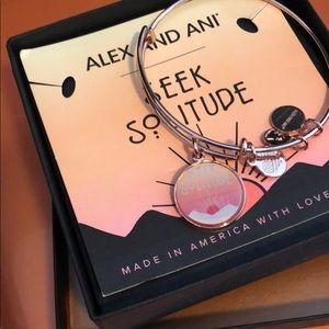 Alex and Ani bangle rose gold